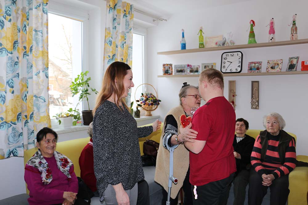 Spotkanie z seniorami w DDP w Łazach